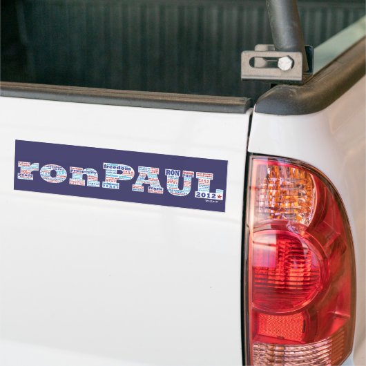 Ron Paul für den Präsidenten 2012 Autoaufkleber (Auf Lkw)