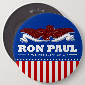 Ron Paul für den Präsidenten 2012 Button (Vorne & Hinten)