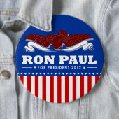 Ron Paul für den Präsidenten 2012 Button (Beispiel)