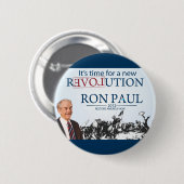 Ron Paul für den Präsidenten Button (Vorne & Hinten)