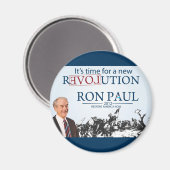 Ron Paul für den Präsidenten Magnet (Vorderseite/Rückseite)
