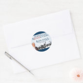 Ron Paul für den Präsidenten Runder Aufkleber (Umschlag)