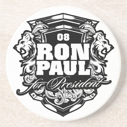 Ron Paul für den Präsidenten Sandstein Untersetzer (Vorne)