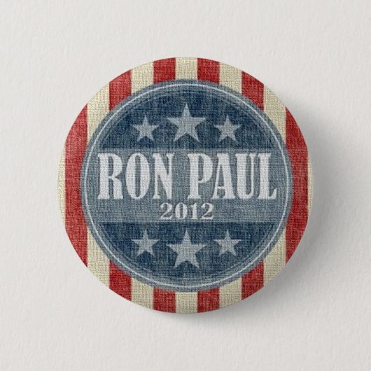 Ron Paul für Knopf Präsidenten-2012 Kampagne Button (Vorderseite)