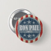 Ron Paul für Knopf Präsidenten-2012 Kampagne Button (Vorne & Hinten)