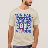 Ron Paul für Präsident 2012 Tshirts (Vorderseite)
