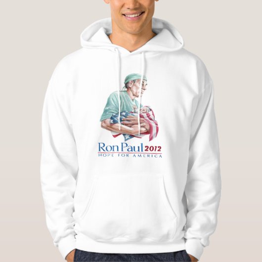 Ron Paul für Präsident Hoodie 2012 (Vorderseite)