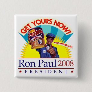Ron Paul für Präsident Retro-Button Button