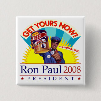 Ron Paul für Präsident Retro-Button Button