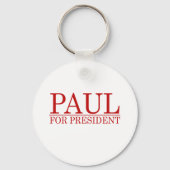 RON PAUL FÜR PRÄSIDENT (rot) Schlüsselanhänger (Vorderseite)