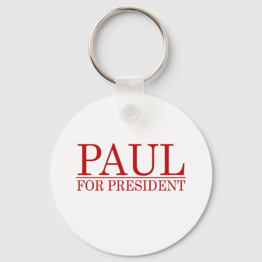 RON PAUL FÜR PRÄSIDENT (rot) Schlüsselanhänger (Vorderseite)