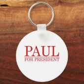 RON PAUL FÜR PRÄSIDENT (rot) Schlüsselanhänger (Vorderseite)