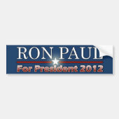 Ron Paul für Präsidenten 2012 Autoaufkleber (Vorne)