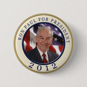 Ron Paul für Präsidenten 2012 Button