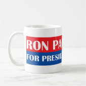 Ron Paul für Präsidenten 2012 Kaffeetasse (Links)