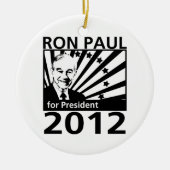 Ron Paul für Präsidenten 2012 Keramik Ornament (Vorne)