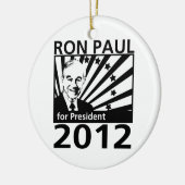 Ron Paul für Präsidenten 2012 Keramik Ornament (Links)