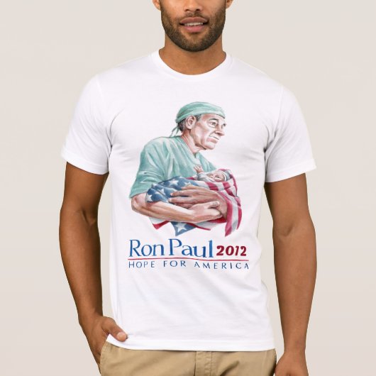 Ron Paul für Präsidenten 2012 T-Shirt (Vorderseite)