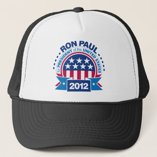 Ron Paul für Präsidenten 2012 Truckerkappe (Vorderseite)