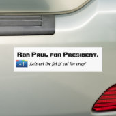 Ron Paul für Präsidenten Autoaufkleber (Auf Auto)