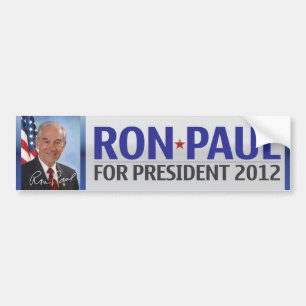 Ron Paul für Präsidenten Autoaufkleber 2012