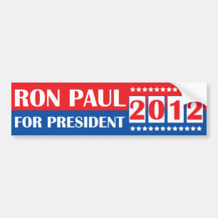Ron Paul für Präsidenten Autoaufkleber 2012