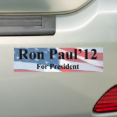 Ron Paul für Präsidenten Bumpersticker Autoaufkleber (Auf Auto)