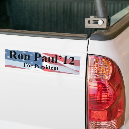 Ron Paul für Präsidenten Bumpersticker Autoaufkleber (Auf Lkw)