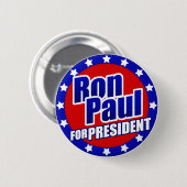 Ron Paul für Präsidenten Button (Vorne & Hinten)