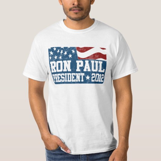 Ron Paul für Präsidenten im Jahre 2012 T-Shirt (Vorderseite)