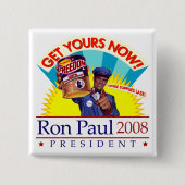 Ron Paul für Präsidenten Retro Button (Vorderseite)