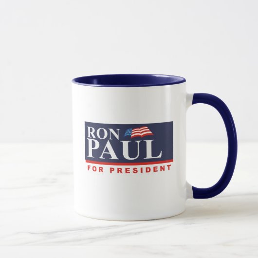 RON PAUL FÜR PRÄSIDENTEN (Verbot Tasse (Rechts)