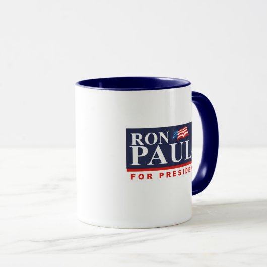 RON PAUL FÜR PRÄSIDENTEN (Verbot Tasse (VorderseiteRechts)