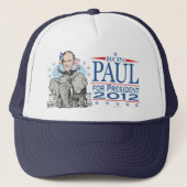 Ron Paul GOP-Maskottchen 2012 Truckerkappe (Vorderseite)
