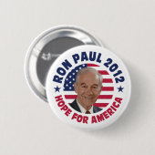 Ron Paul-Hoffnung für Amerika Button (Vorne & Hinten)