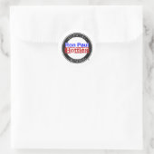 Ron Paul Hotties Gear Runder Aufkleber (Tasche)