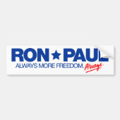 Ron Paul immer Autoaufkleber (Vorne)