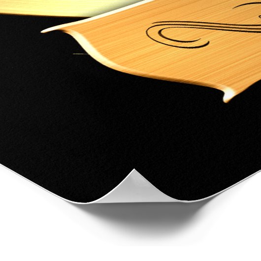 Ron Paul in 2012 Gold Edition Poster (Ecke)