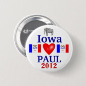 Ron Paul Iowa 2012 Button (Vorne & Hinten)