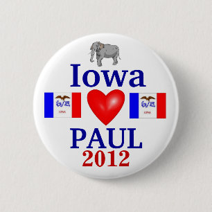 Ron Paul Iowa 2012 Button