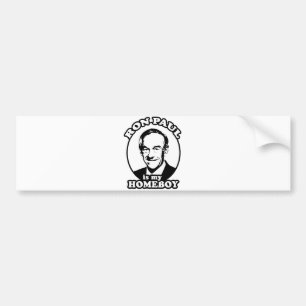 Ron Paul ist mein Homeboy Autoaufkleber
