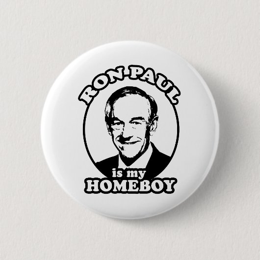 Ron Paul ist mein Homeboy Button (Vorderseite)