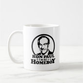 Ron Paul ist mein Homeboy Kaffeetasse (Links)