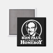 Ron Paul ist mein Homeboy Magnet (Vorderseite/Rückseite)