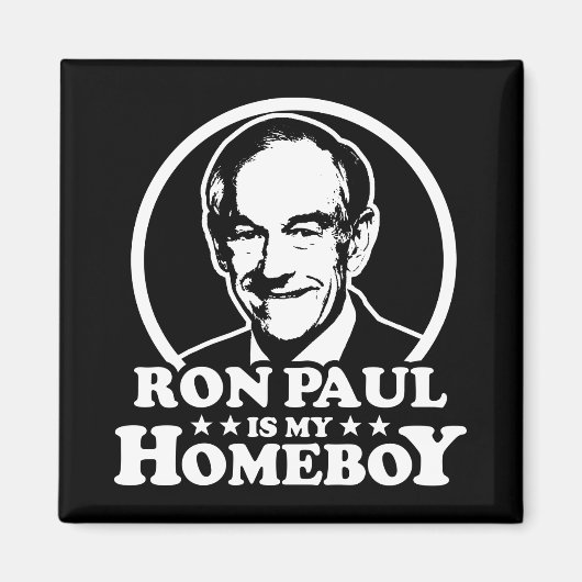 Ron Paul ist mein Homeboy Magnet (Vorne)