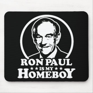 Ron Paul ist mein Homeboy Mousepad