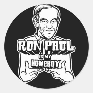 Ron Paul ist mein Homeboy Stickers