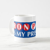 Ron Paul ist mein Präsident Mug Kaffeetasse (Vorderseite Links)