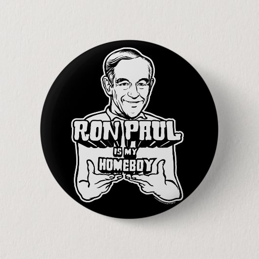 Ron Paul ist meine Homeboy-Knöpfe Button (Vorderseite)