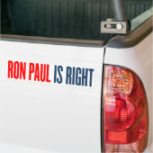 Ron Paul ist rechter Autoaufkleber (Auf Lkw)